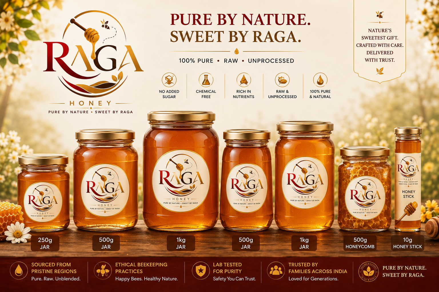 Raga Honey product range