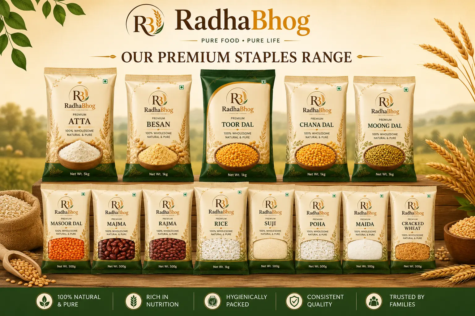 Radha Bhog product range