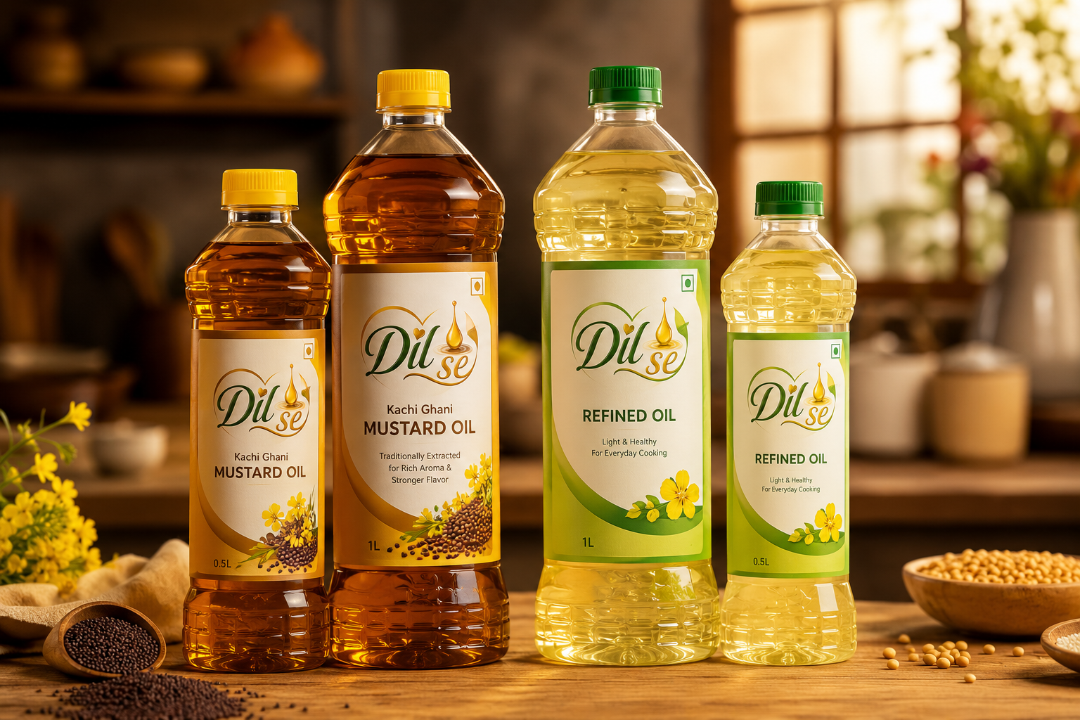 Dil Se Edible Oils product range