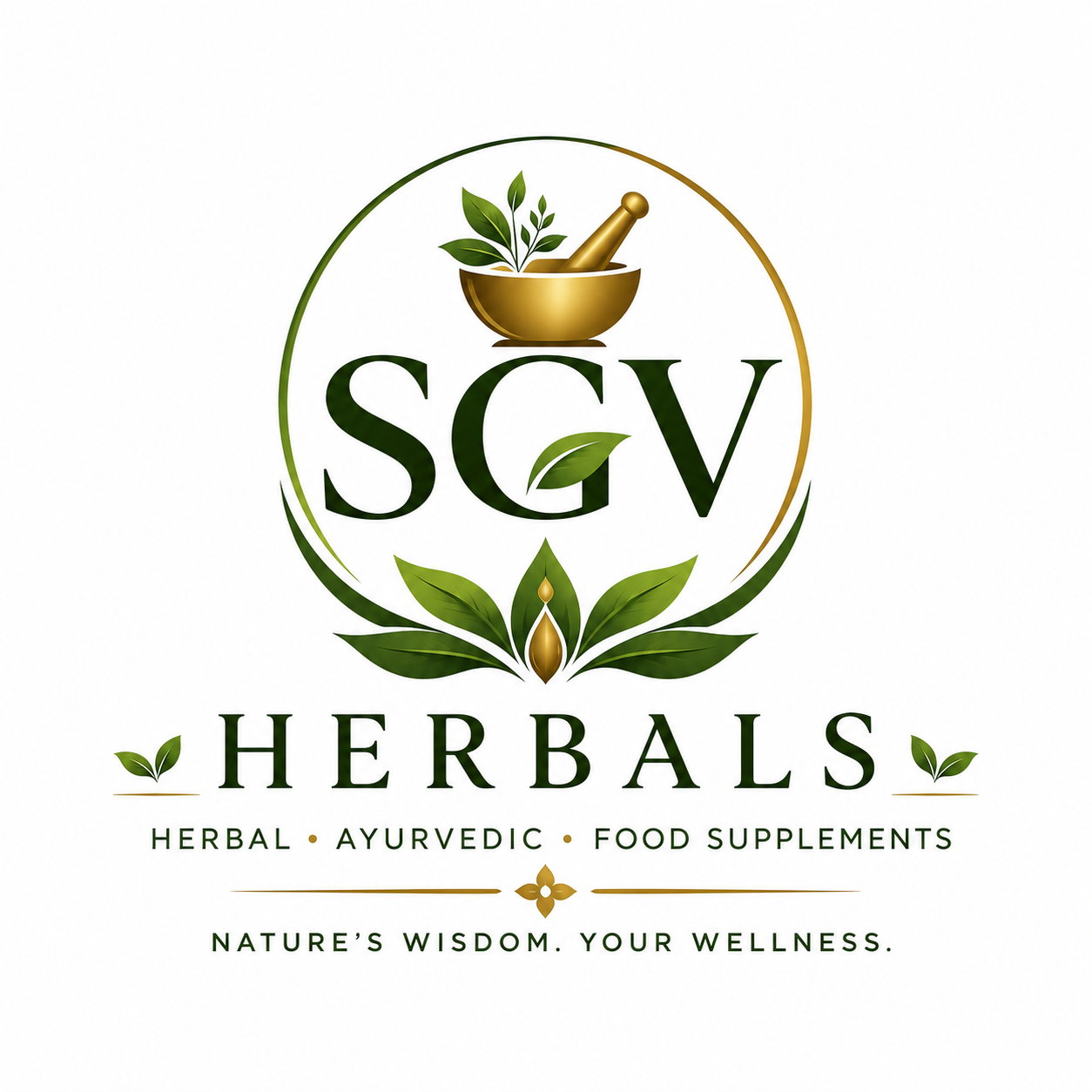 SGV Herbal logo